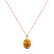 Náhrdelník s diamantem a citrínem Élise4