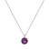 Náhrdelník s diamantom a rhodolitom Seraphina4