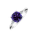 Prsteň s diamantmi a ametystom Marigold4