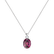 Náhrdelník s diamantom a rhodolitom Alexandria4
