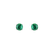 Náušnice so smaragdom Orbs5