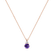 Náhrdelník s diamantom a ametystom Diamara3