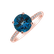 Prsteň s diamantmi a topásom Bethy4