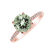 Prsteň s diamantmi a ametystom Bethy4