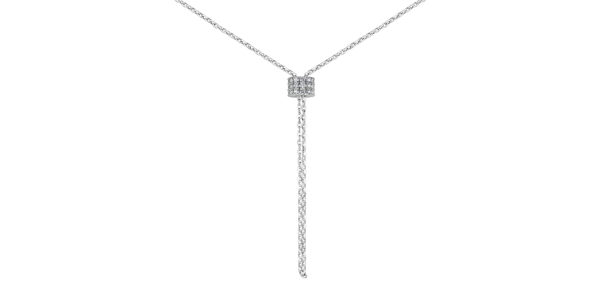 Náhrdelník s diamantmi Izel