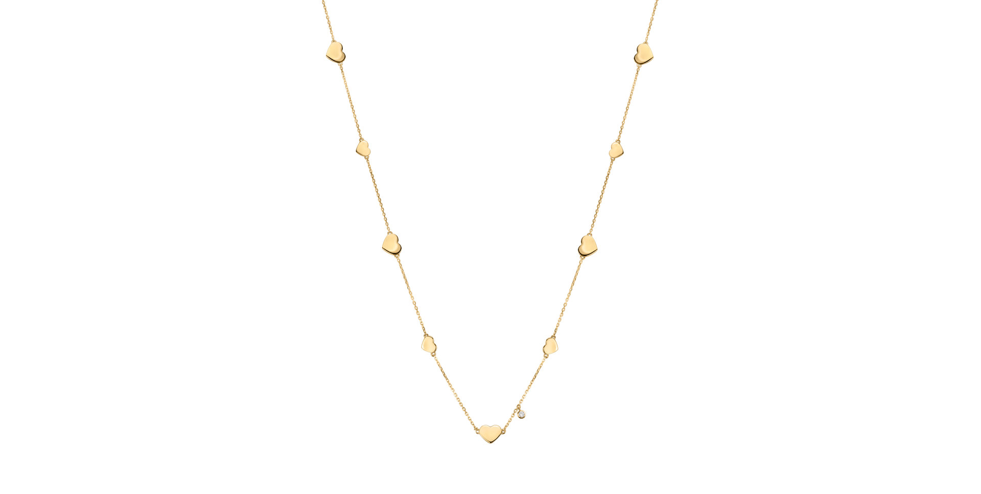 Náhrdelník s diamantom Heartlyn