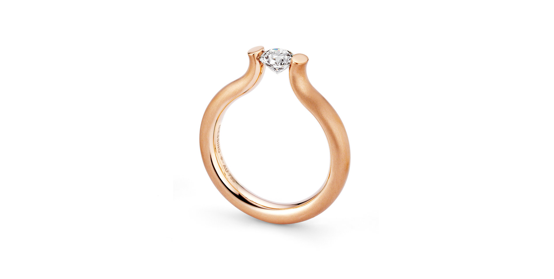 Prsteň s diamantom Spannring Heaven