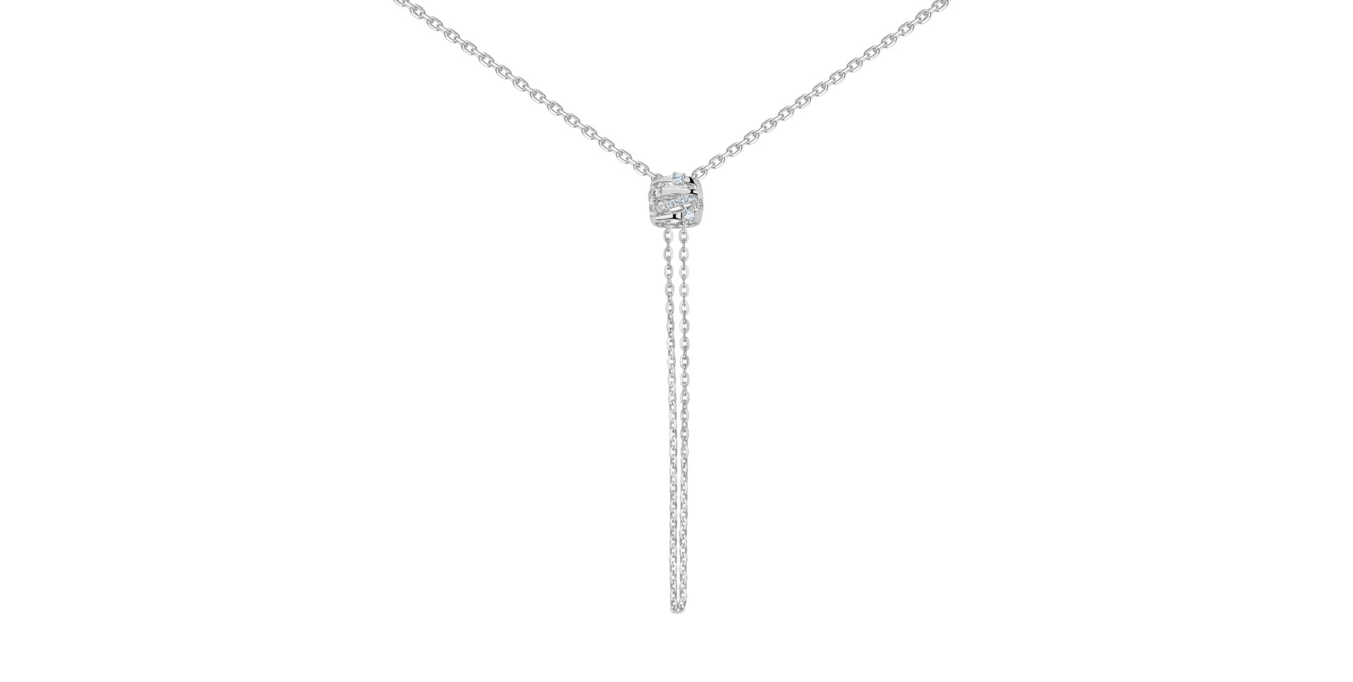 Náhrdelník s diamantmi Golden Verse