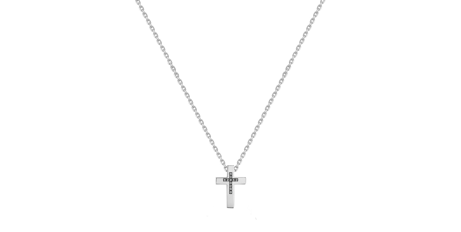 Náhrdelník s diamantmi Cross