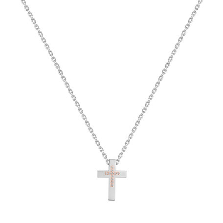 Náhrdelník s diamantmi Cross