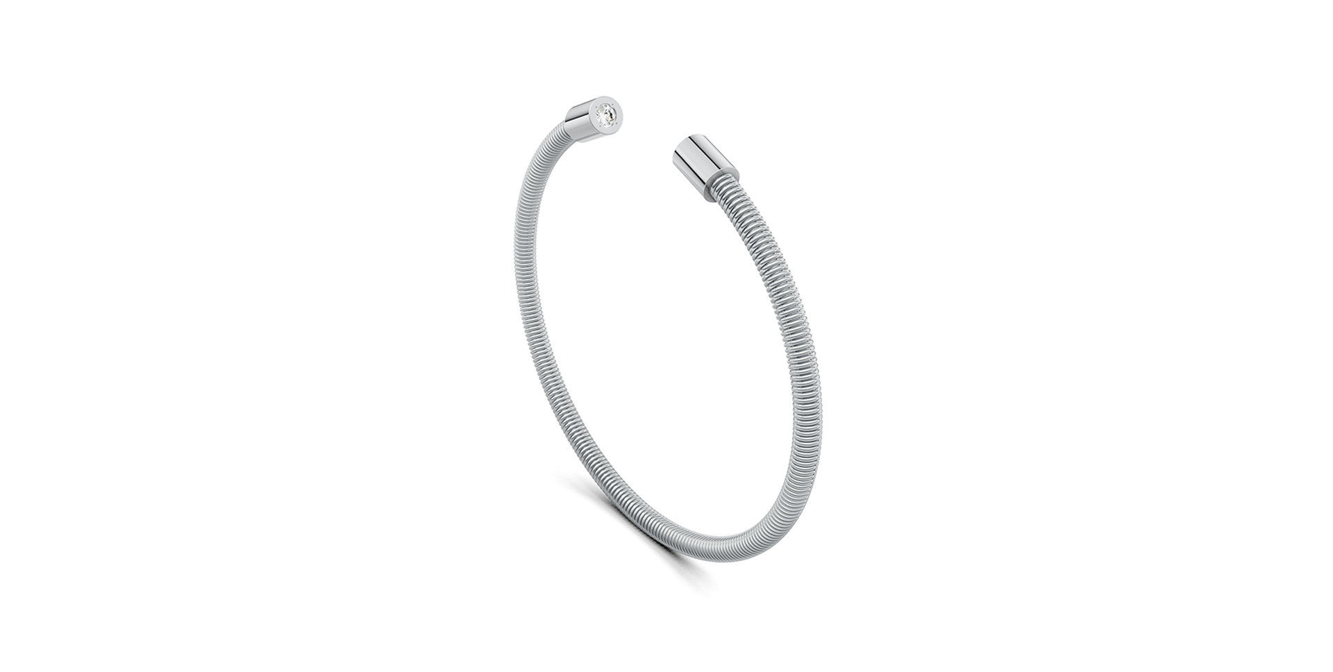 Náramok platina s diamantmi Colette Elementyx Space Cylinder