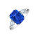 Prsteň s diamantmi a tanzanitom Royal Cordelia4