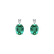 Náušnice s diamantom a smaragdom Royal Aura5