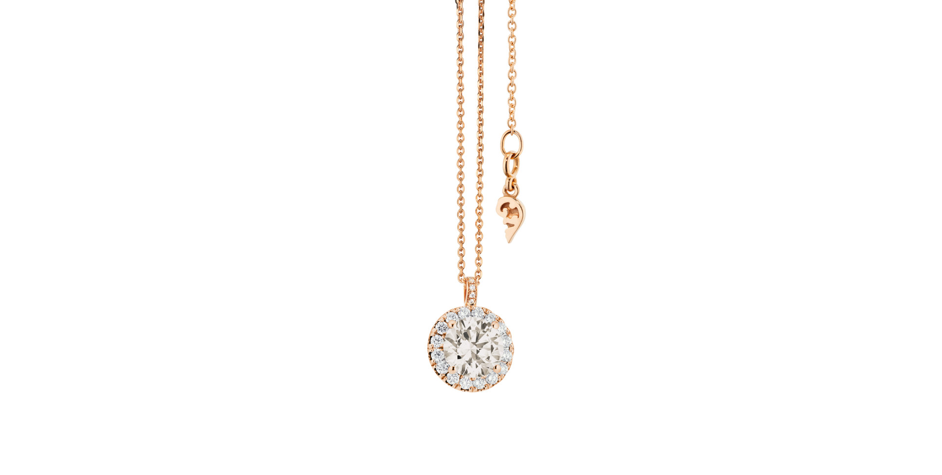 Náhrdelník s diamantmi The Romance Collection