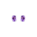 Náušnice s ametystom Mystic Light4