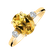 Prsteň s diamantmi a citrínom Asuan4