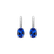 Náušnice s diamantmi a tanzanitom Lauriene5