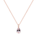 Náhrdelník s diamantmi a morganitom Teardrop4