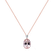 Náhrdelník s diamantom a morganitom Annelise3