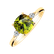 Prsteň s diamantmi a peridotom Mirabel3