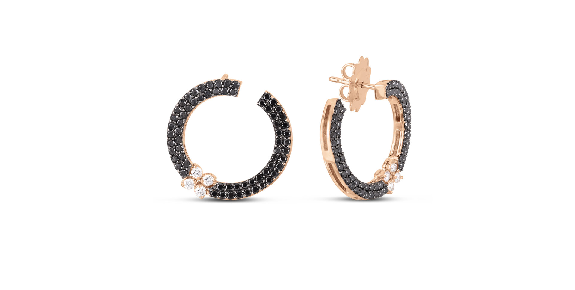 Náušnice s diamantmi Love in Verona