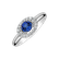 Prsteň s diamantmi a tanzanitom Starlit Ocean4