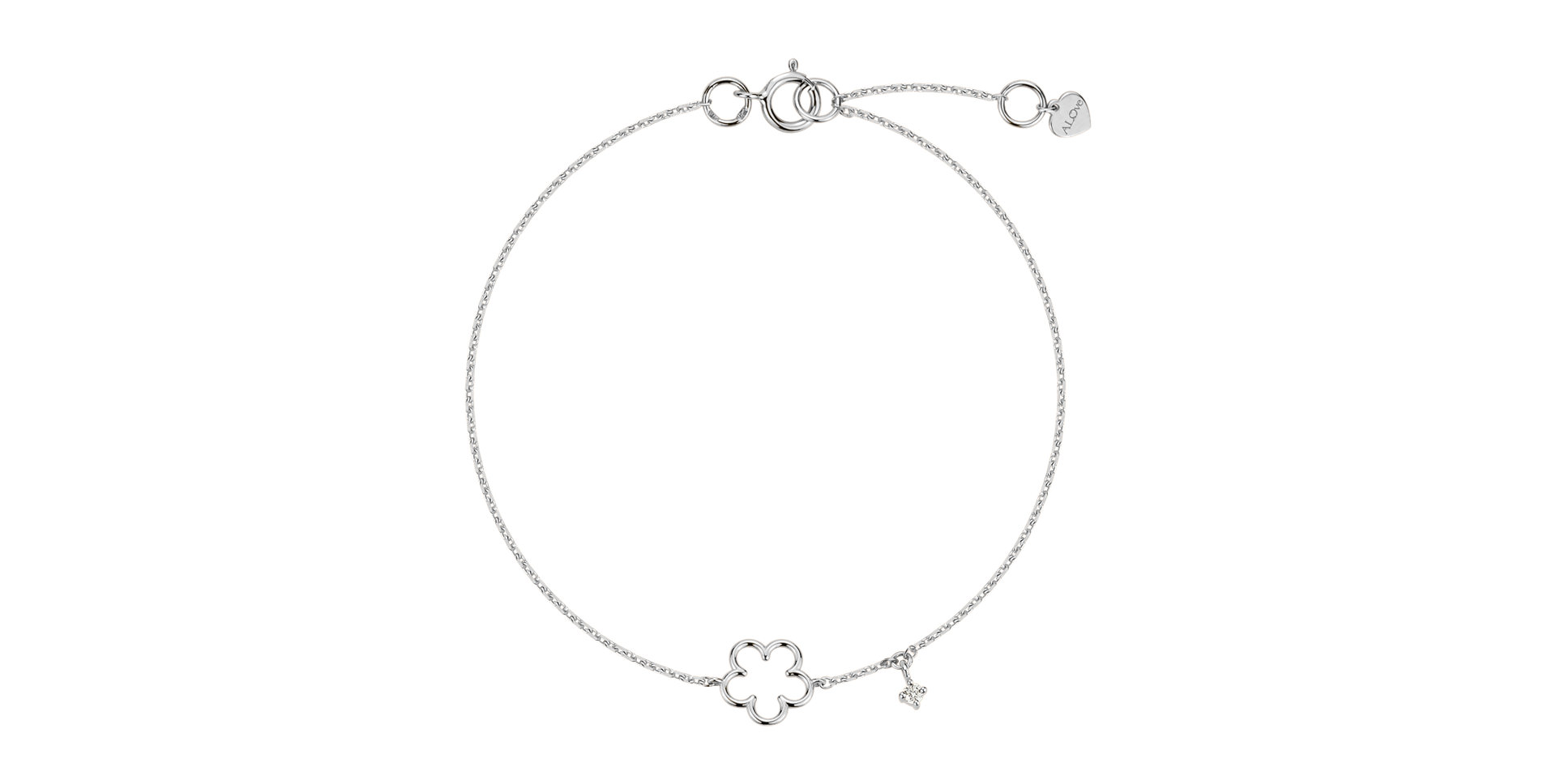 Náramok s diamantom Glossy Daisy