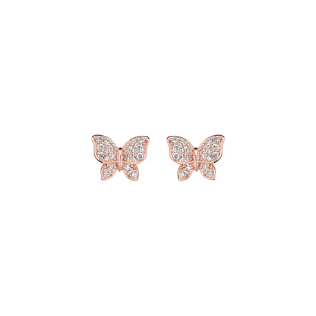 Náušnice s diamantmi Lucky Wings