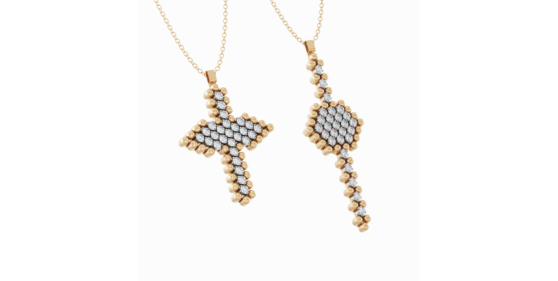 Náhrdelník s diamantmi Brevetto