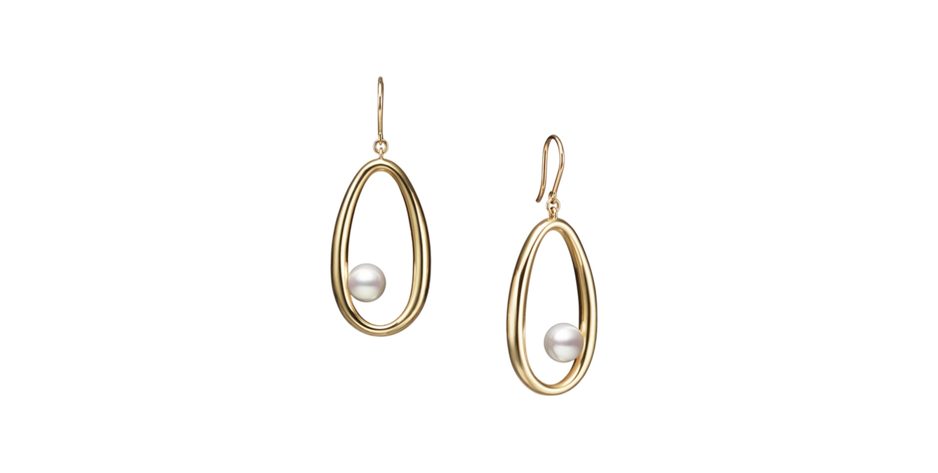 Náušnice s perlou Moon Dew