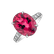 Prsteň s diamantmi a tumalínom Rose Flare3