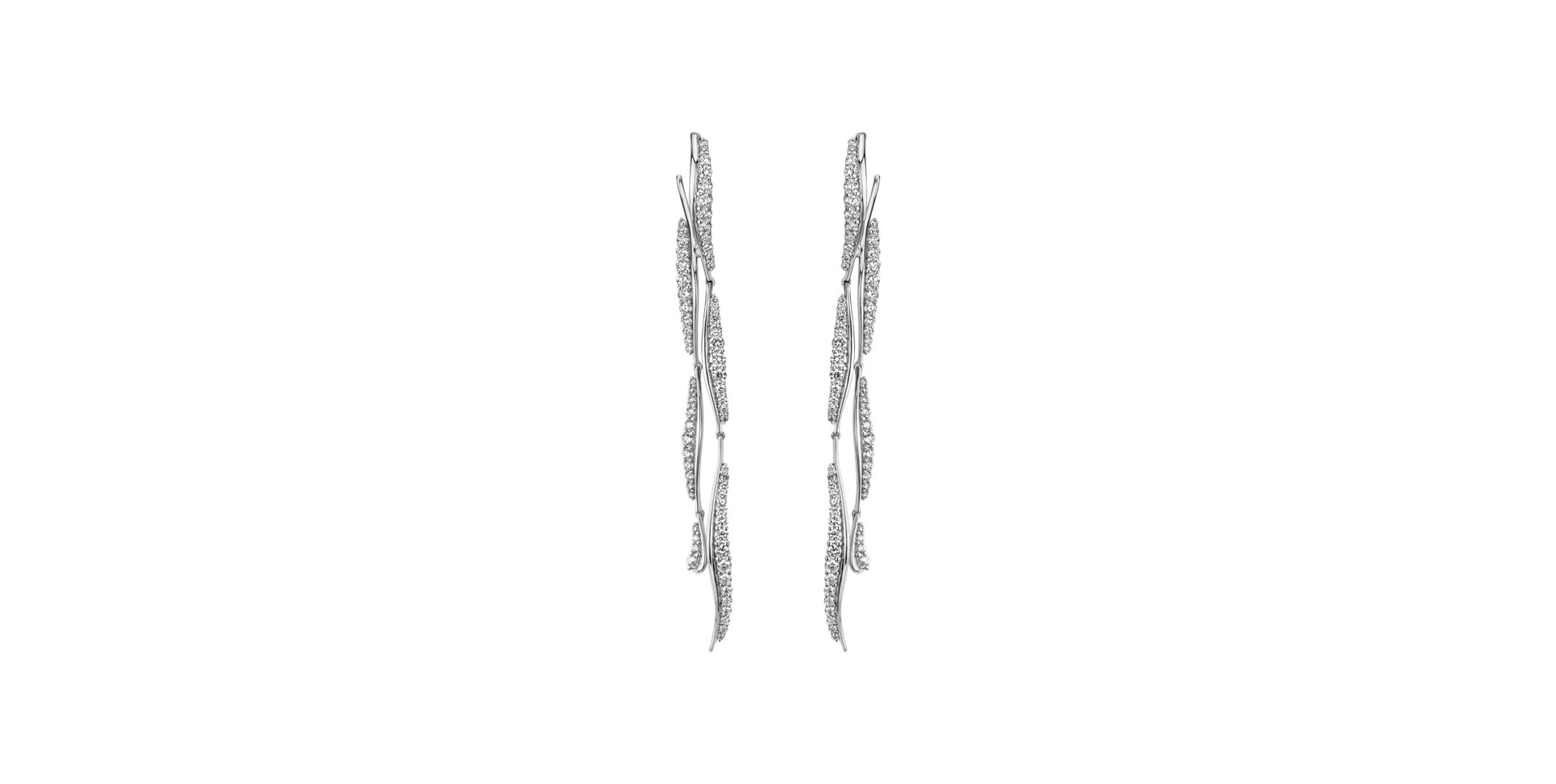 Náušnice s diamantmi Whispers of the Falls