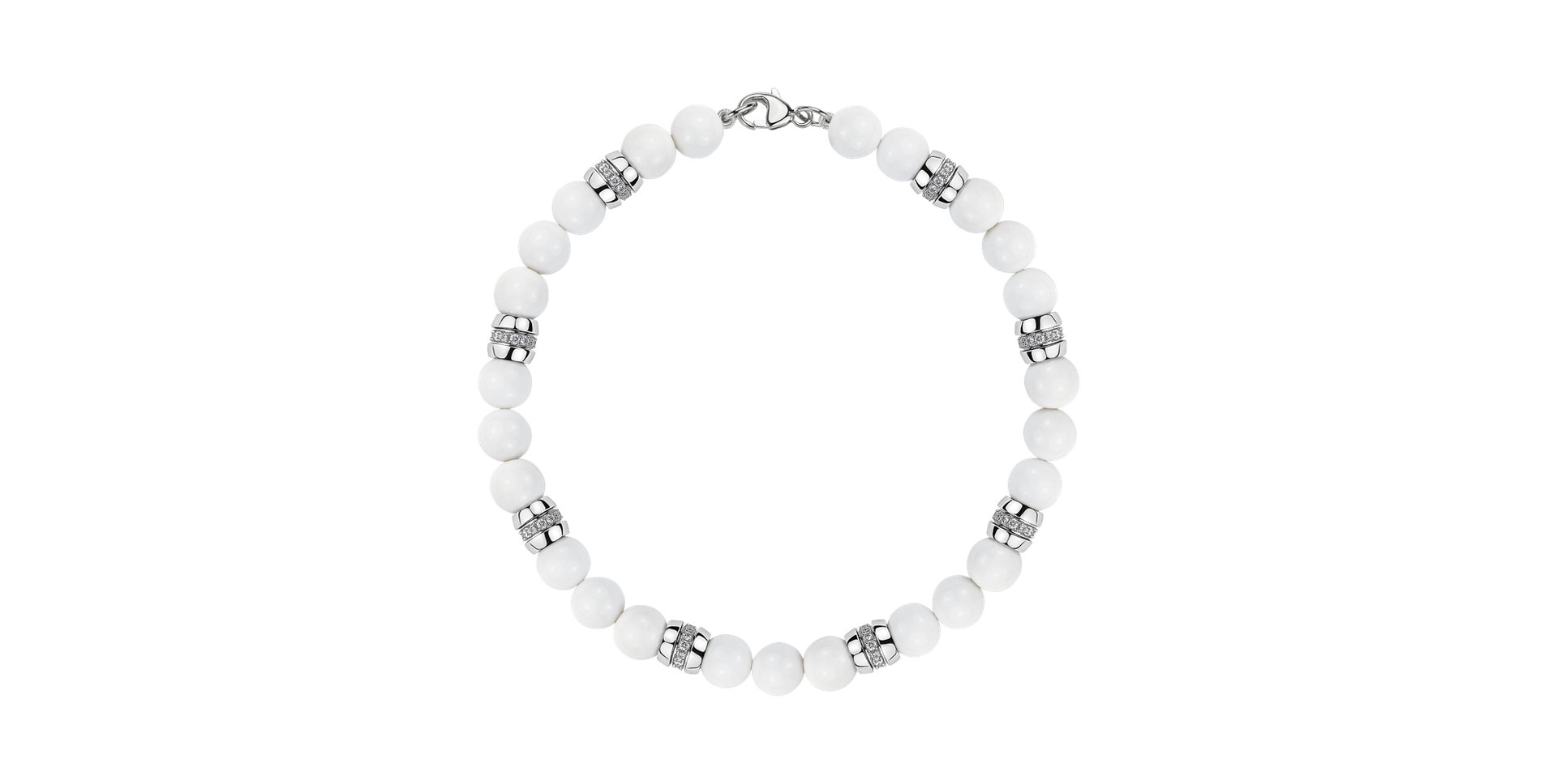 Náramok s diamantmi a achátmi Moonlace