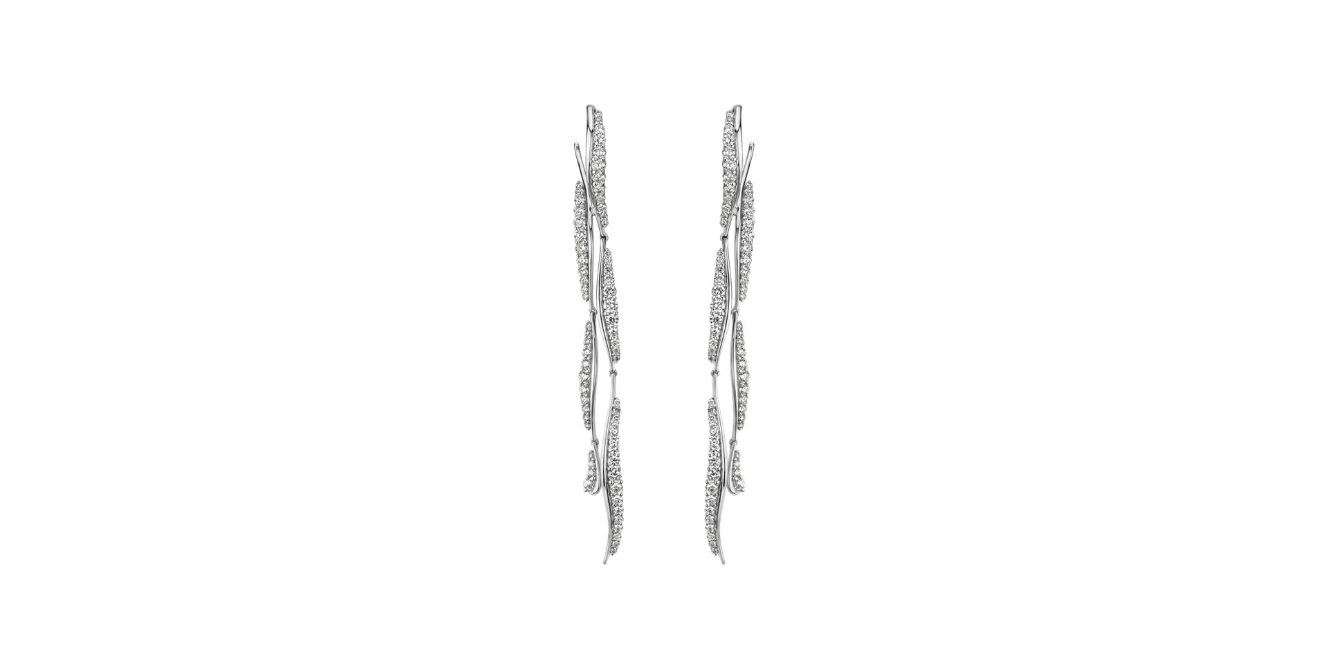 Náušnice s diamantmi Misty Falls