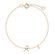 Náramok s diamantom Curly Letter A3