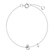 Náramok s diamantom Curly Letter E3