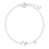 Náramok s diamantom Curly Letter V3