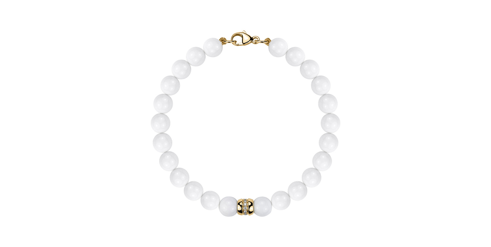 Náramok s diamantmi a achátmi Whispers of Winter