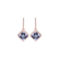 Náušnice s diamantmi a ametystom Starlight Cascade4
