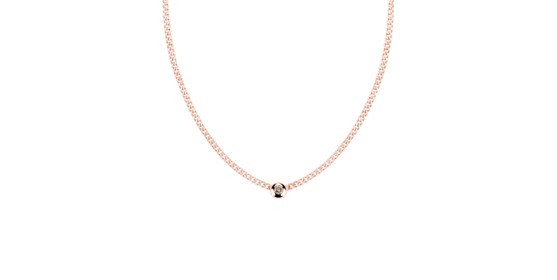 Náhrdelník s diamantom Circle of Clarity