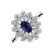 Prsteň s diamantmi a zafírom Starlight Bloom4