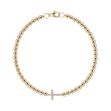 Náramok s diamantmi Cure of Cross