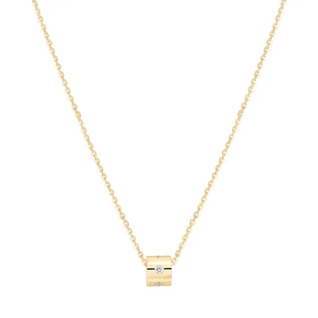 Náhrdelník s diamantmi Glittering Line