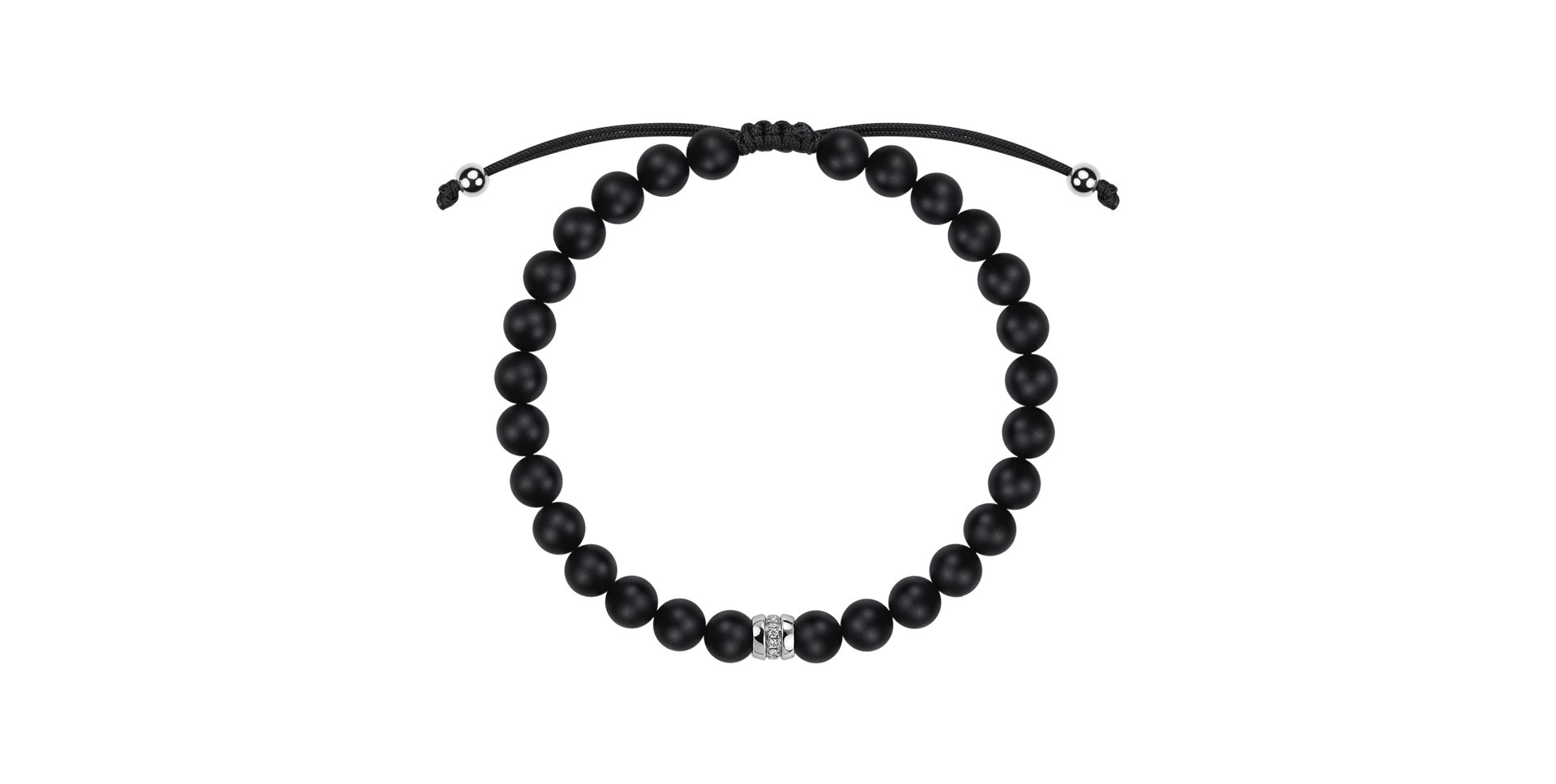 Náramok s diamantmi a achátmi Winter Gift