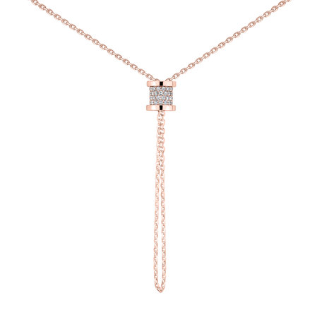 Náhrdelník s diamantmi Timeless Spiral