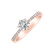 Prsteň s diamantmi Classic Dew3