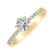 Prsteň s diamantmi Classic Dew3