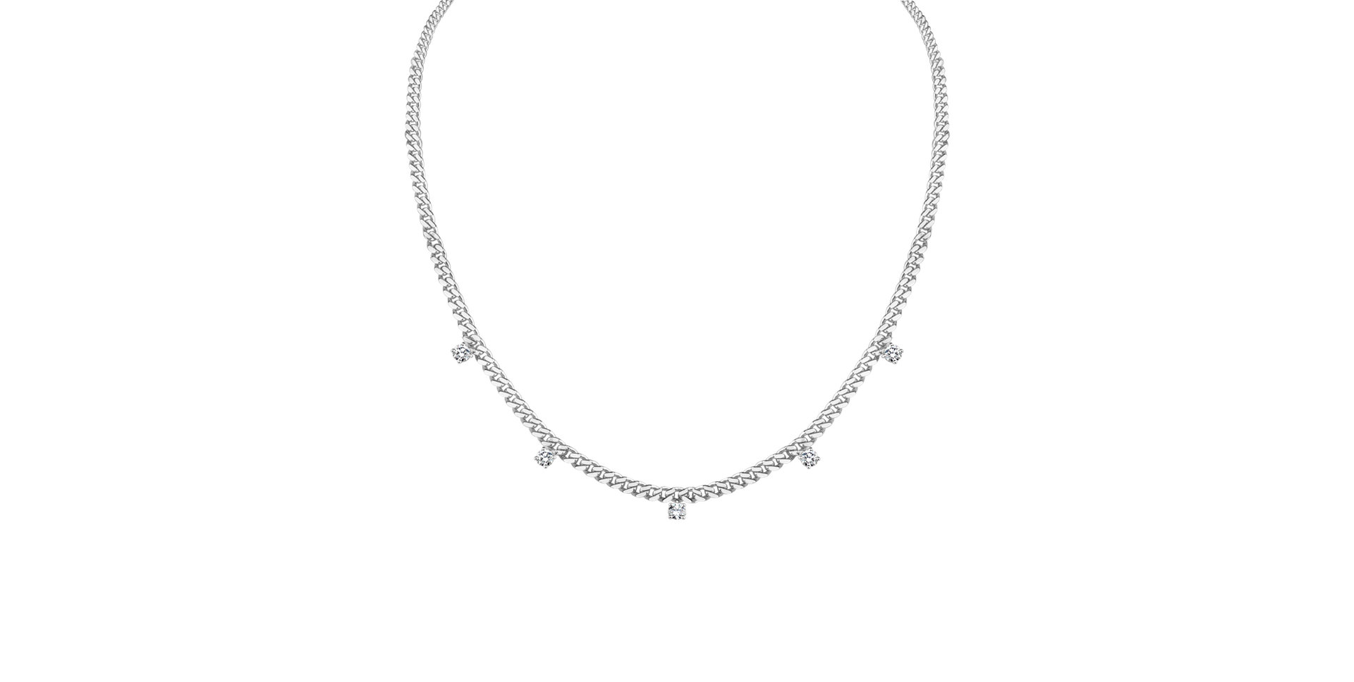 Náhrdelník s diamantmi Weight of Wealth