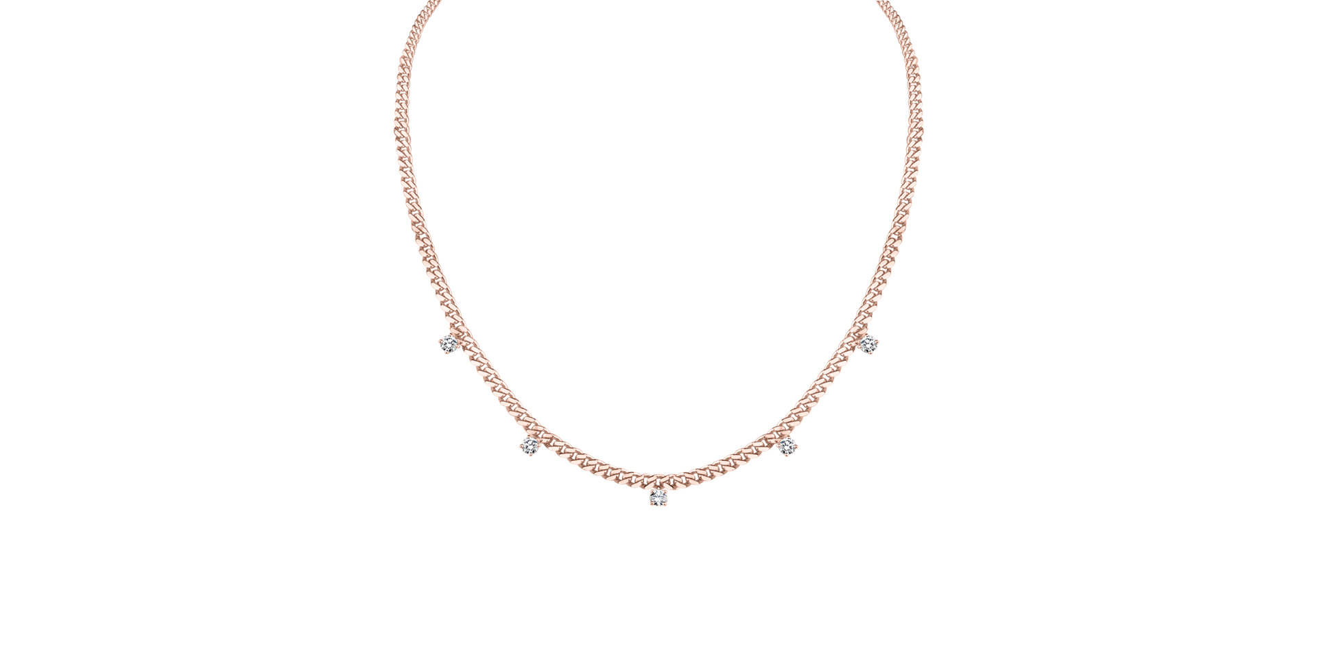 Náhrdelník s diamantmi Weight of Wealth