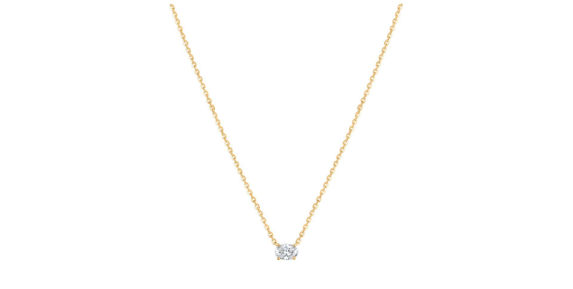 Náhrdelník s diamantom Eden